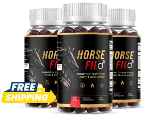 HorseFil three gummy bottles